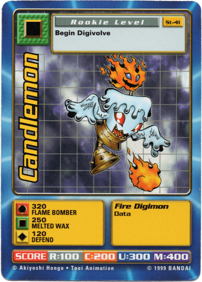 Digimon Digi-Battle Starter Set Candlemon - ST-41 Card Thumbnail
