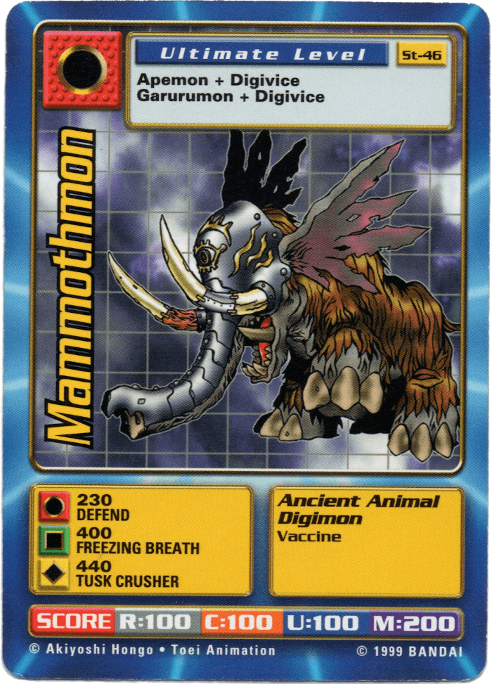 Digimon Digi-Battle Starter Set Mammothmon - ST-46 Card Thumbnail
