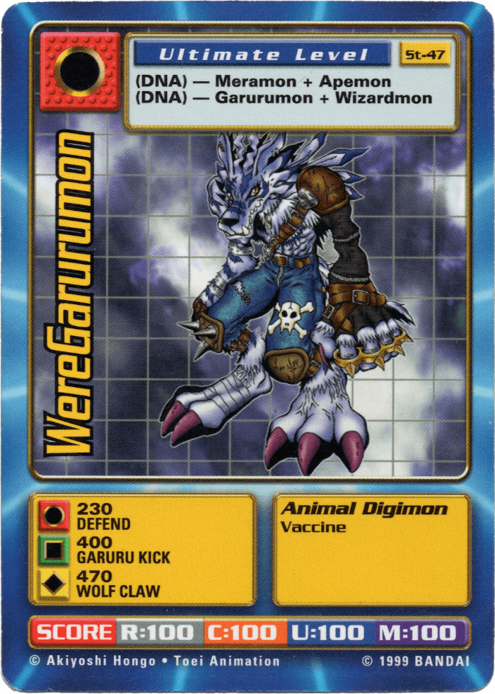Digimon Digi-Battle Starter Set WereGarurumon - ST-47 Card Thumbnail