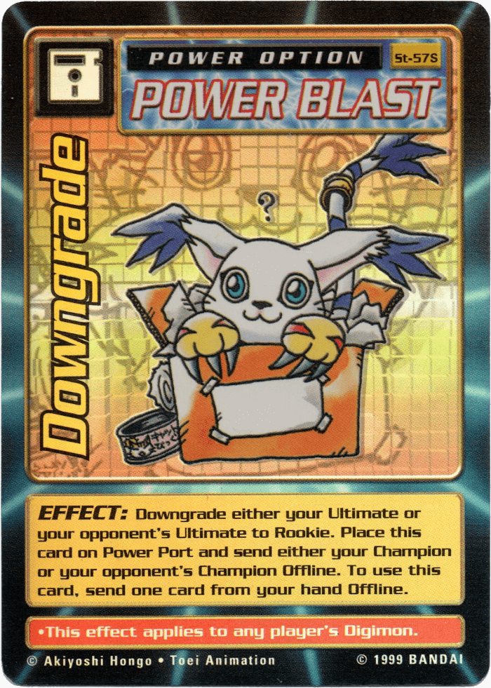 Digimon Digi-Battle Starter Set Holo Chase Cards Downgrade - ST-57S Card Thumbnail