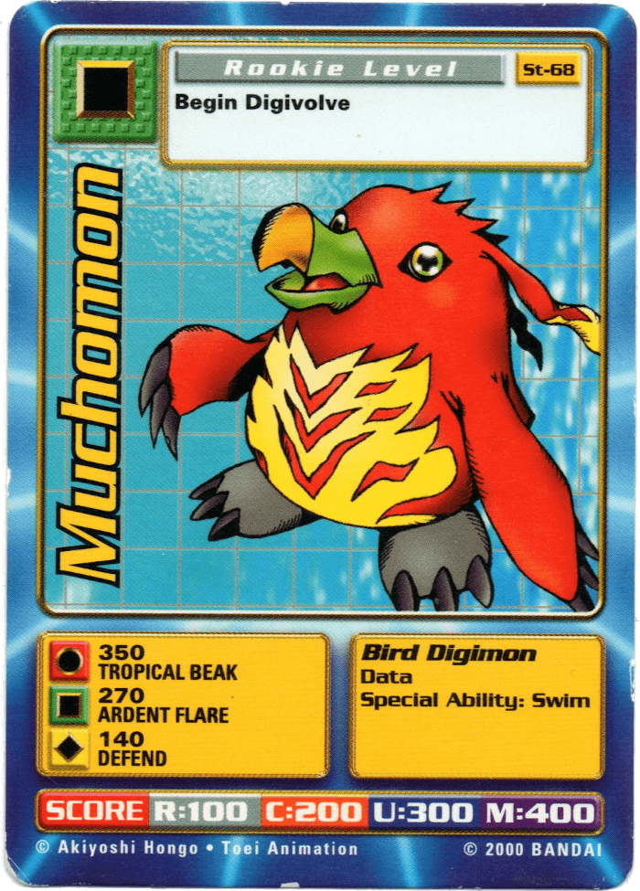 Digimon Digi-Battle Swedish Promo Muchomon - ST-68 Card Thumbnail