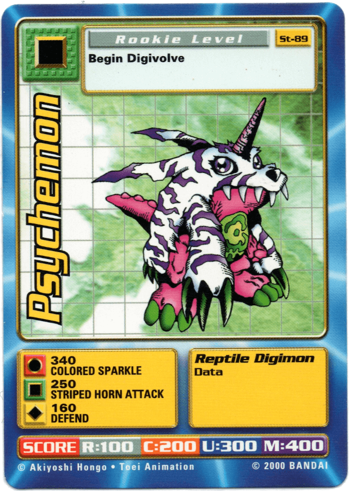 Digimon Digi-Battle Swedish Promo Psychemon - ST-89 Card Thumbnail