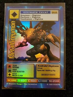 Digimon World PlayStation Promo DW-01 MetalGreymon - number 065905 / 100,000
