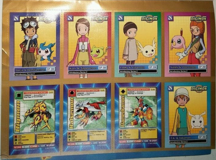 Fox Kids Magazine Winter 2000 Digimon Promo Cards