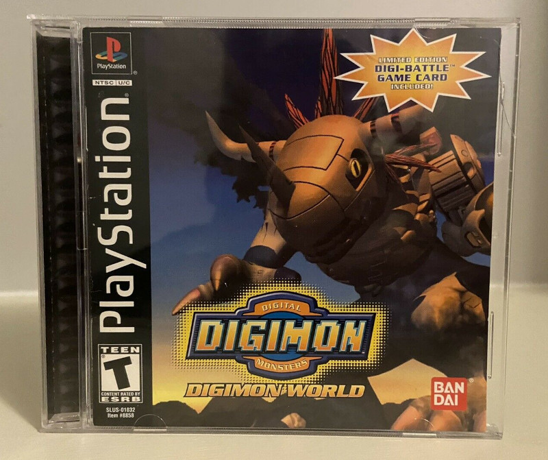 PlayStation Game Case for Digimon World 1