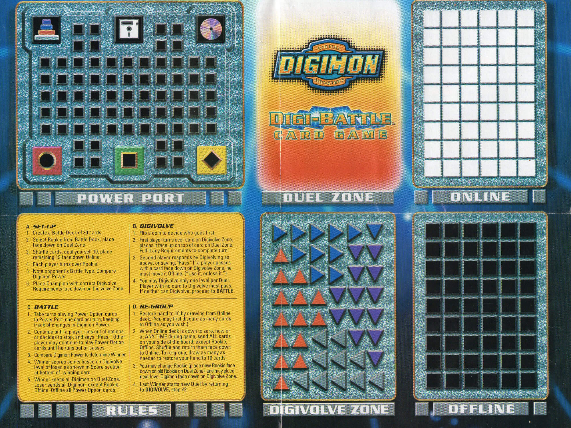 Digimon Digi-Battle Playmat