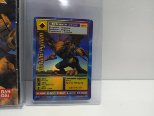 Digimon World Promo Card DW-01, serialized number 035740