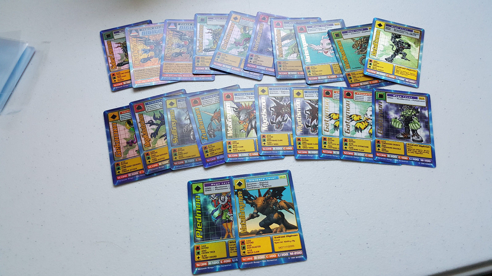 Digimon World Promo Card DW-01, serialized number 043711