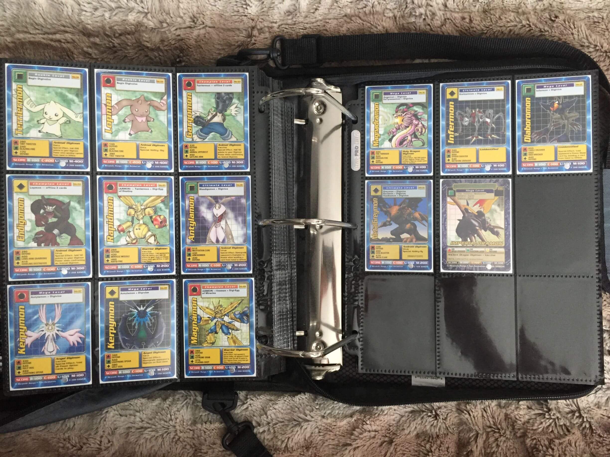 Digimon World Promo Card DW-01, serialized number 068565