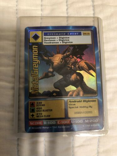 Digimon World Promo Card DW-01, serialized number 089891