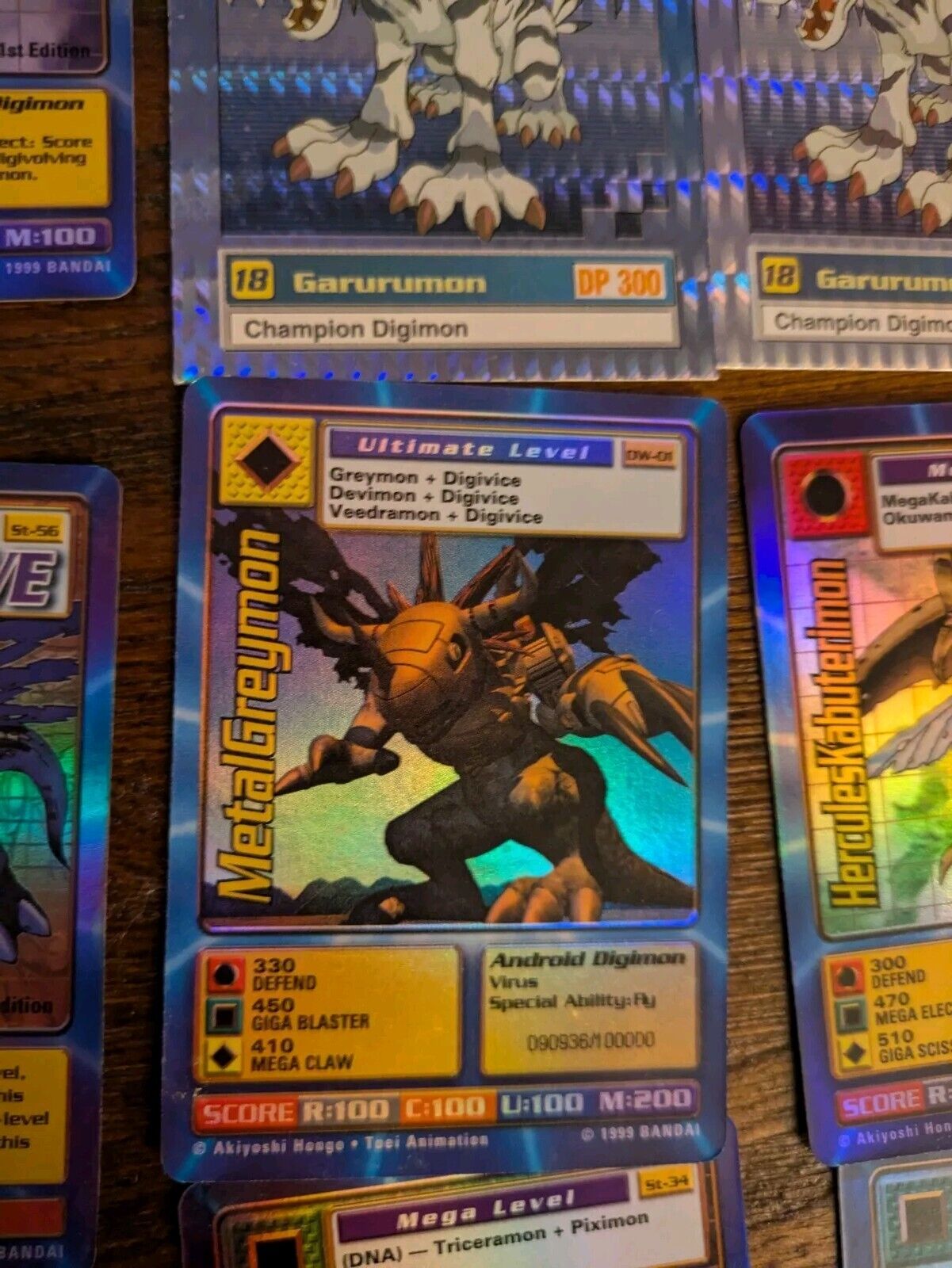 Digimon World Promo Card DW-01, serialized number 090936