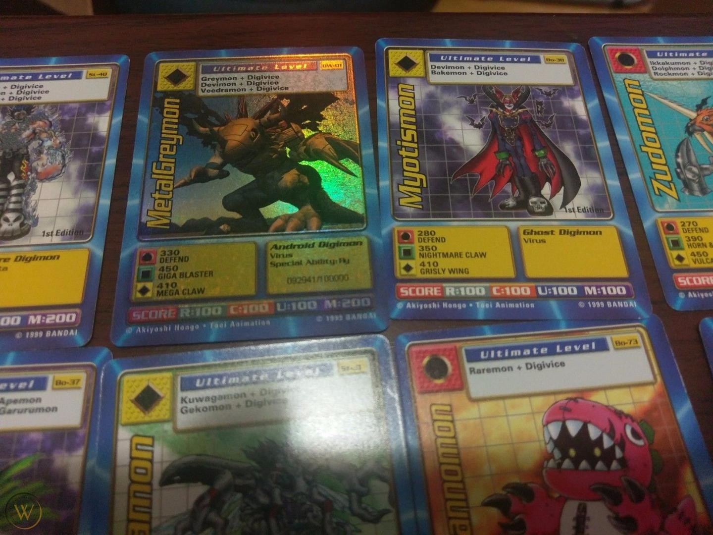Digimon World Promo Card DW-01, serialized number 092941