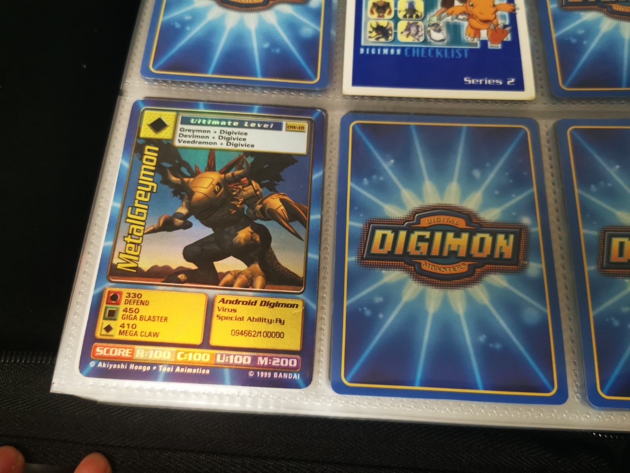 Digimon World Promo Card DW-01, serialized number 094662