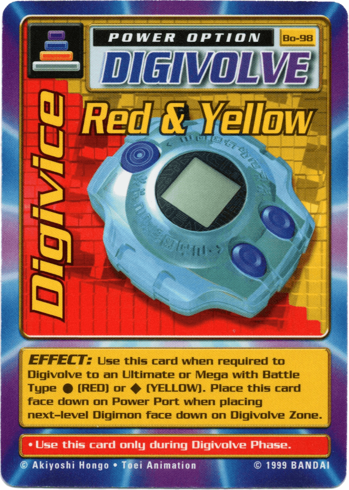 Digivice Red & Yellow
